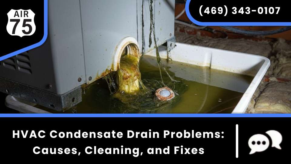 HVAC Condensate Drain Problems_ Causes, Cleaning, and Fixes